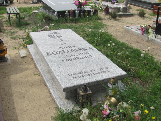 Grób Anna Kozłowska 